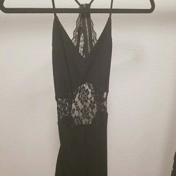Love Republic - Black & Lace Romper - Picture 1 of 4